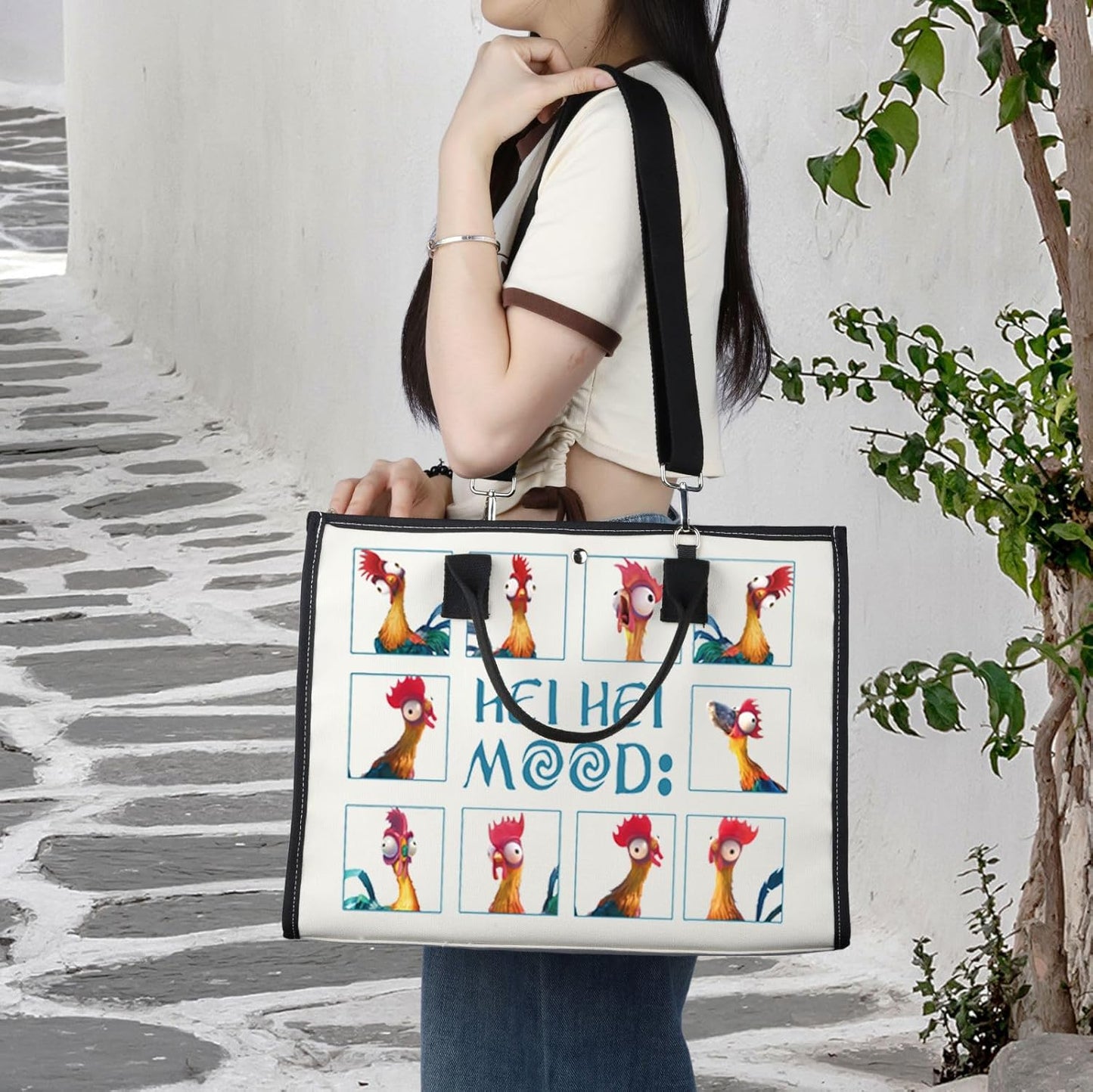 Hei Hei Tote Bag - Stylish Chicken Hei Hei Shoulder Bag for Fans | Perfect Gift for Hei Hei Lovers