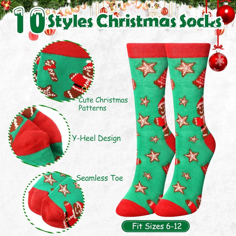 **Christmas Gift Set - 30-Piece Makeup Bags & Ornaments for Women | Santa & Snowman Designs**