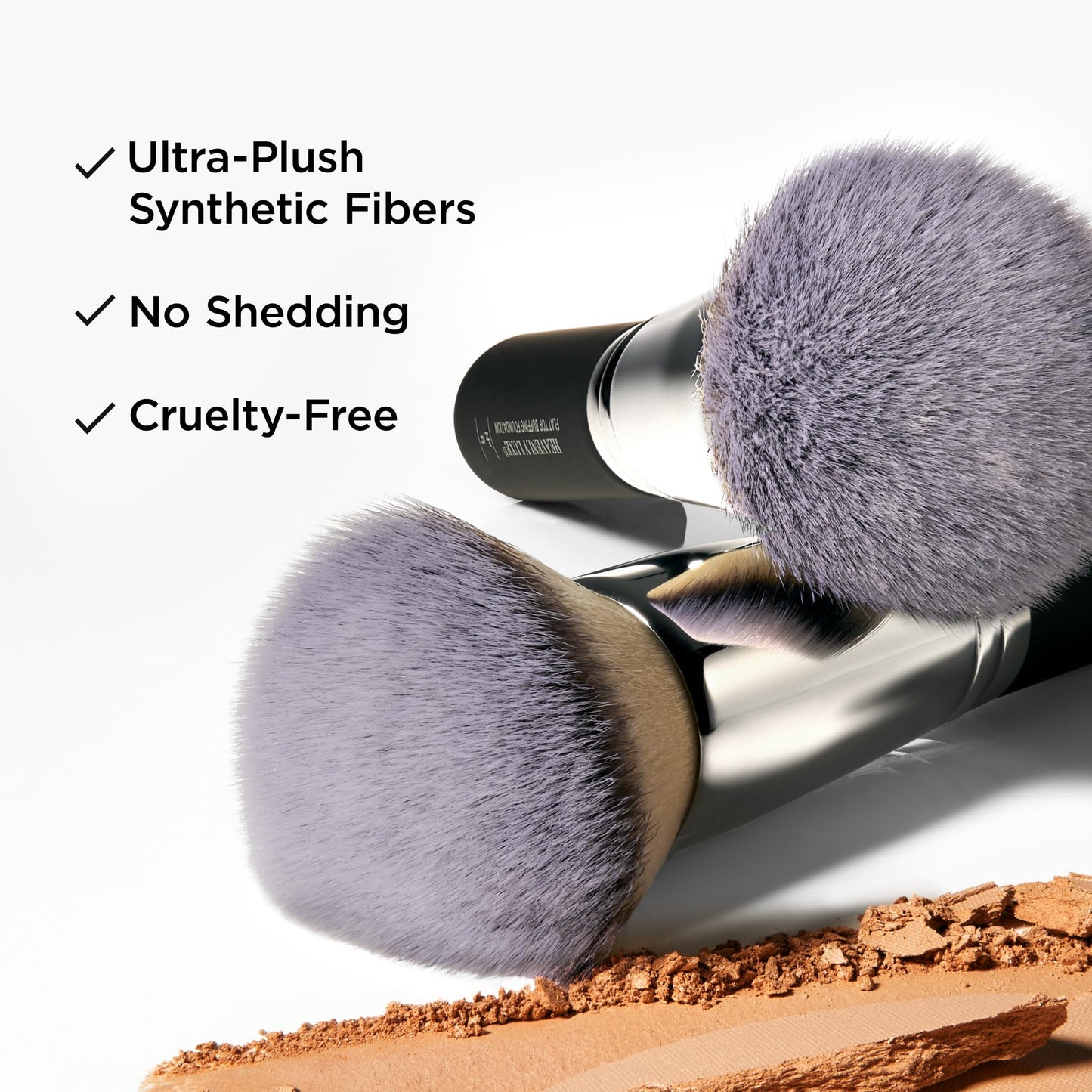 IT Cosmetics Heavenly Luxe Flat Top Buffing Foundation Brush #6 - Foundation Brush for Liquid Makeup & Foundation Powder - Makeup Brush With Award-Winning Heavenly Luxe Hair