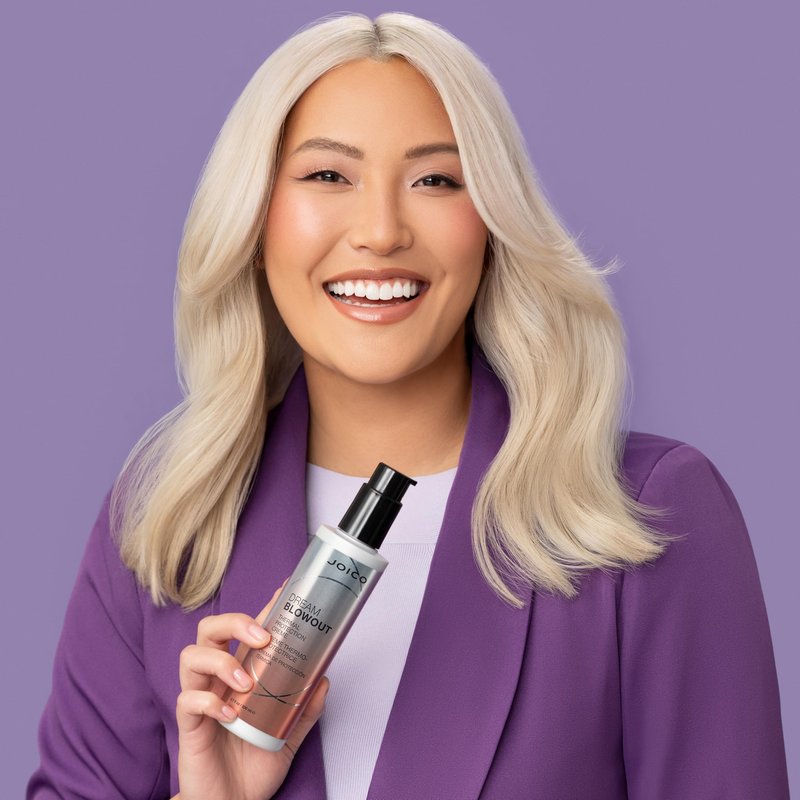 Joico Dream Blowout Thermal Protection Crème | For Most Hair Types | Thermal Heat Protection | Control Frizz & Static | Faster Drying Time | Humidity Protection | Reduce Breakage | 6.7 Fl Oz
