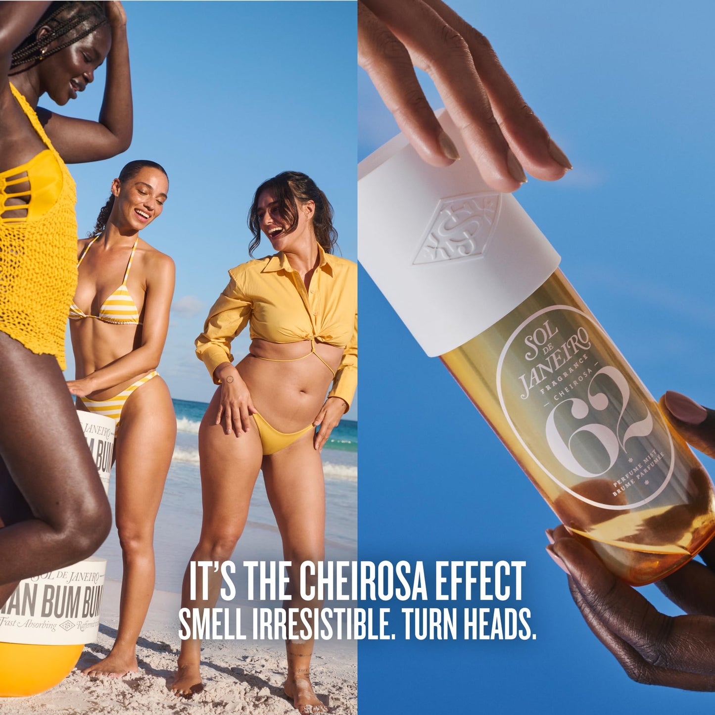 Sol de Janeiro Cheirosa 62 Hair & Body Fragrance Mist Travel Size 90mL/3.0 fl oz.
