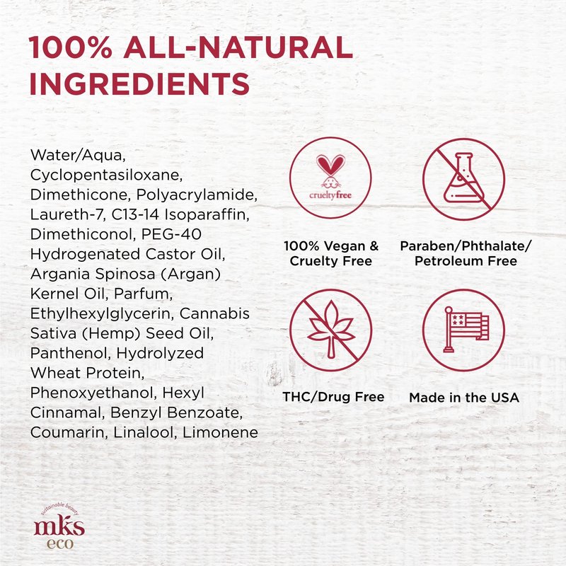MKS eco Endz, Original Scent - 4 fl oz - Split End Mender & Preventer - Moroccan Argan Oil, Hemp Seed Oil - Vegan & Cruelty Free