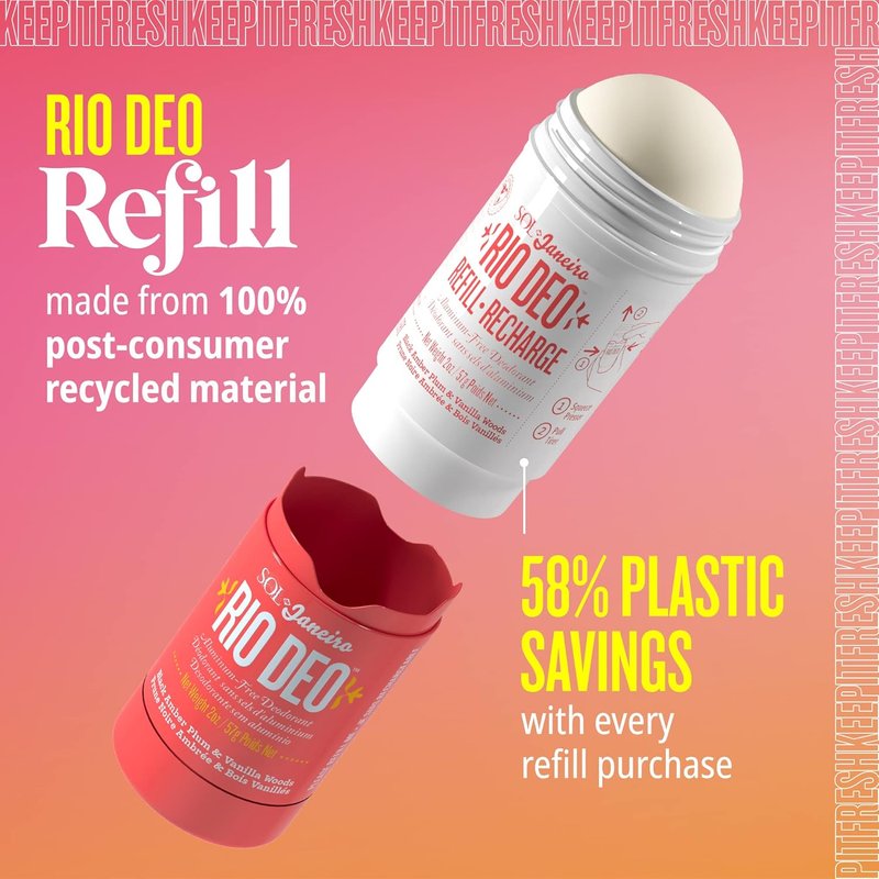 Cheirosa 40 Rio Aluminum-Free Deodorant - Refill Cartridge Included | Long-Lasting Fragrance