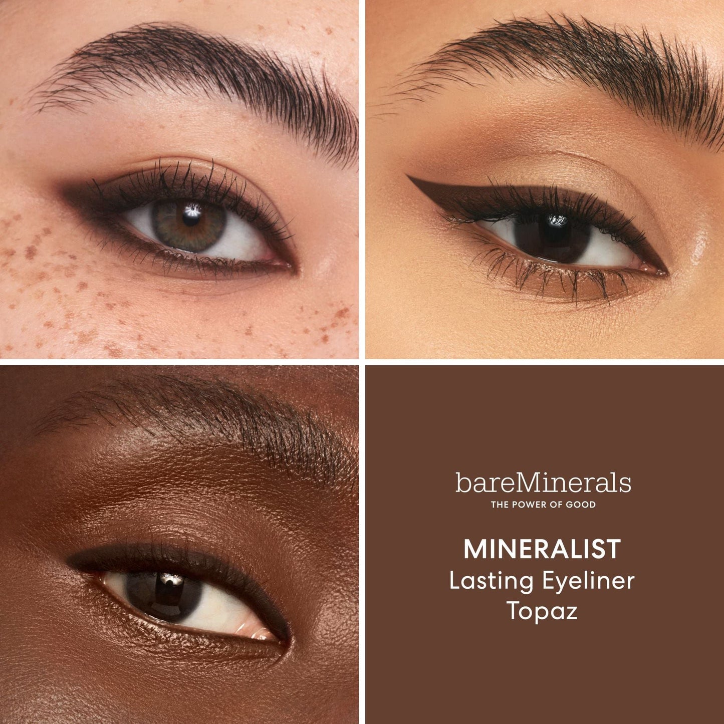 bareMinerals Mineralist Lasting Eyeliner, Topaz, Vegan, Cruelty-Free & Dermatologist-Tested