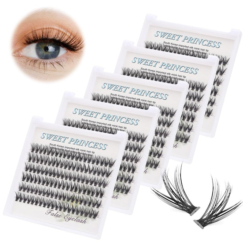 3D Individual Eyelash Extensions - Soft Black C Curl | 0.07mm Thickness, Mixed Lengths 8-16mm (5 Packs)