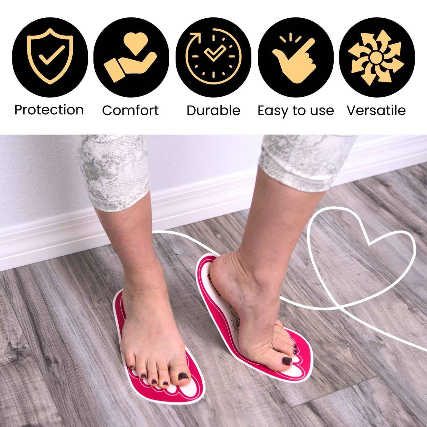 60 Pairs(120 Feets) Disposable Tanning Feet Pads Sunless Airbrush Spray Tent Protect Foot Shaped Spray Tan Sandals