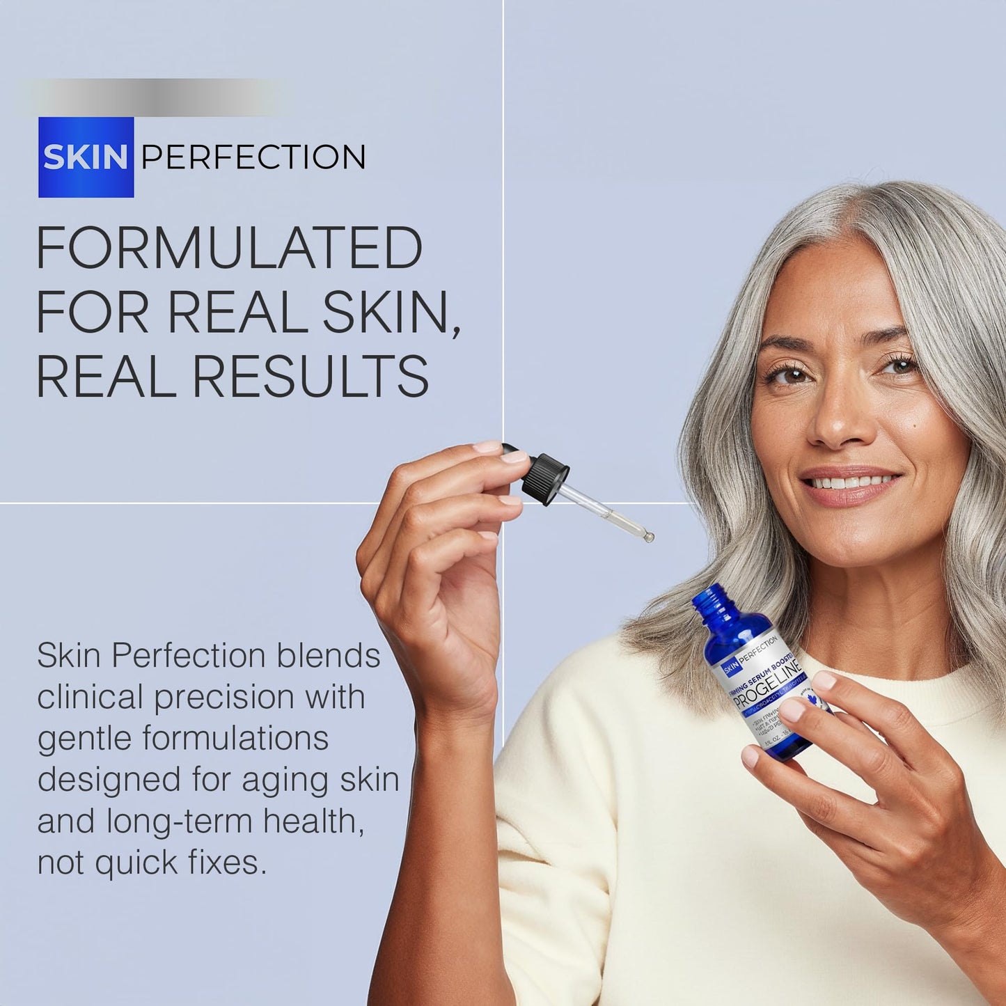 Skin Perfection Firming Serum Booster with Progeline Peptide Repair Serum Neck and Face Progeline Cream Upgrade Trifluoroacetyl Tripeptide-2 Anti-aging Diy .5 Fl Oz
