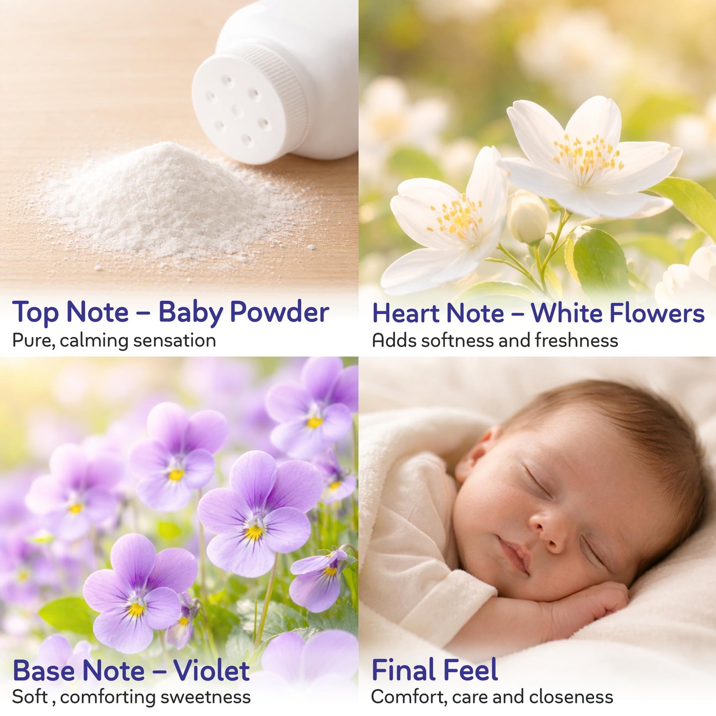 Zermat Boby | Baby Cologne Unisex Perfume |Paraben-Free, Hypoallergenic & Gentle Formula | Long-Lasting Powdery, Clean, Floral Perfume Violet & White Flowers | Perfumes para Bebes | 65ml /2.2oz
