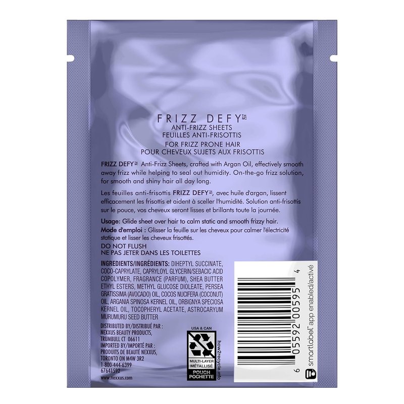 Nexxus Defy Anti-Frizz Hair Treatment - 8 Count | Smooth, Frizz-Free Hair