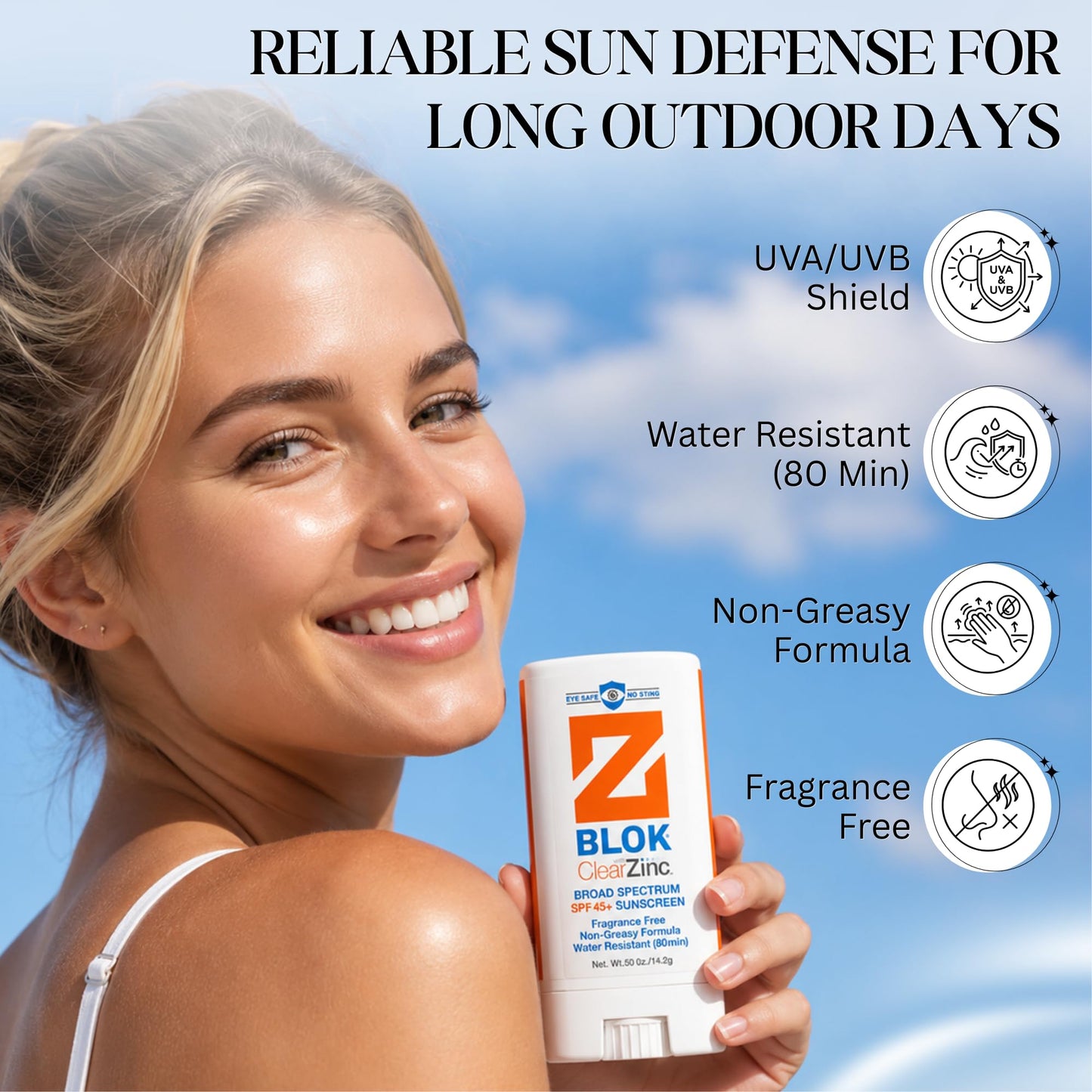 Z Blok Stick SPF 45 Mineral Sunscreen
