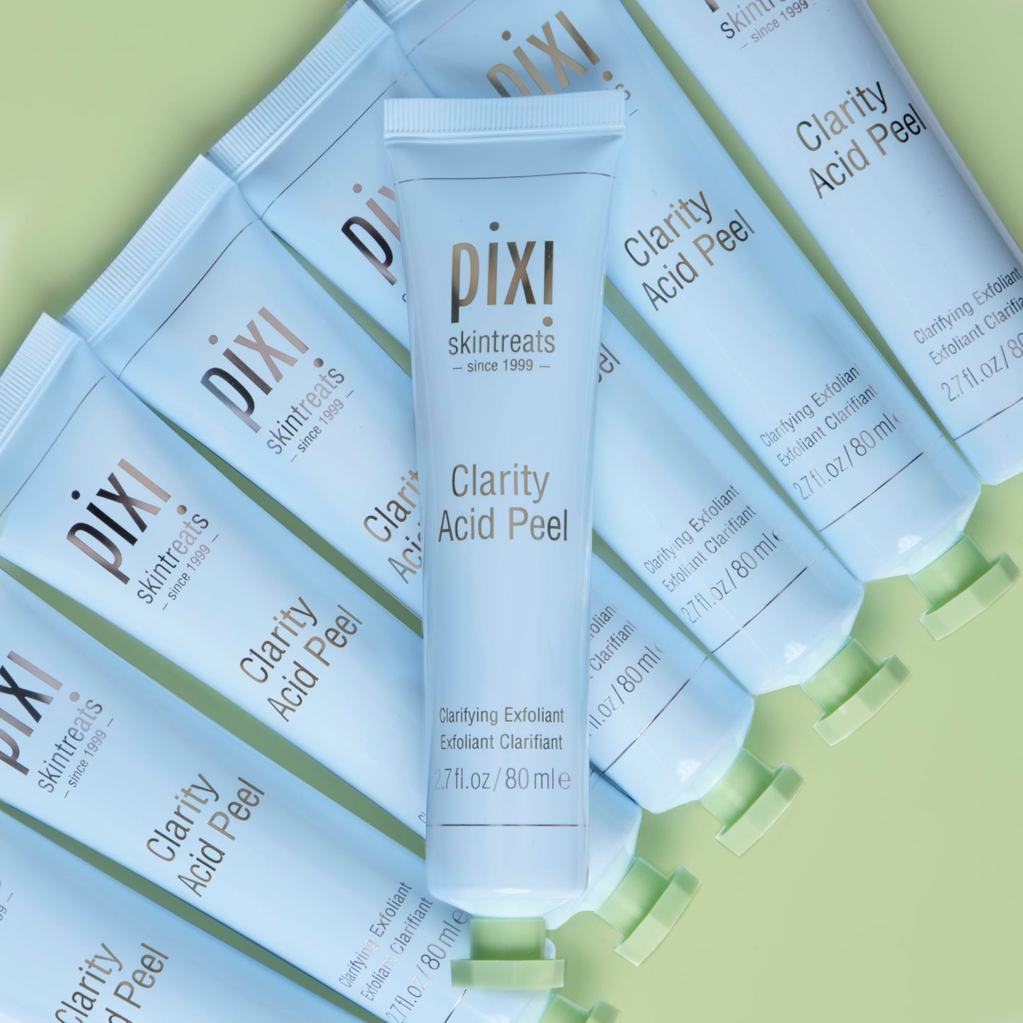 Pixi Clarity Acid Peel | Gentle Exfoliator with AHA, BHA & Probiotics | Purifies, Hydrates & Minimizes the Appearance of Pores | 2.7 fl oz/80 ml