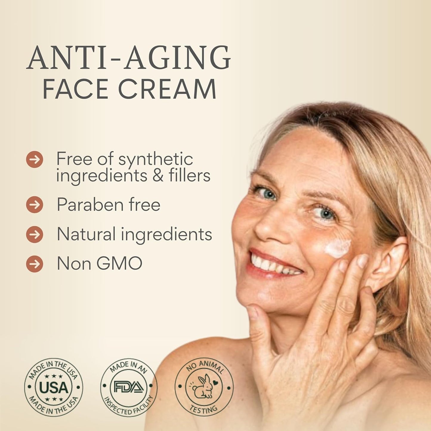 Revive Day Cream - Bioidentical E3 0.3% Face Cream with Vitamin C, Hyaluronic Acid & Peptides | 1oz for Radiant Skin