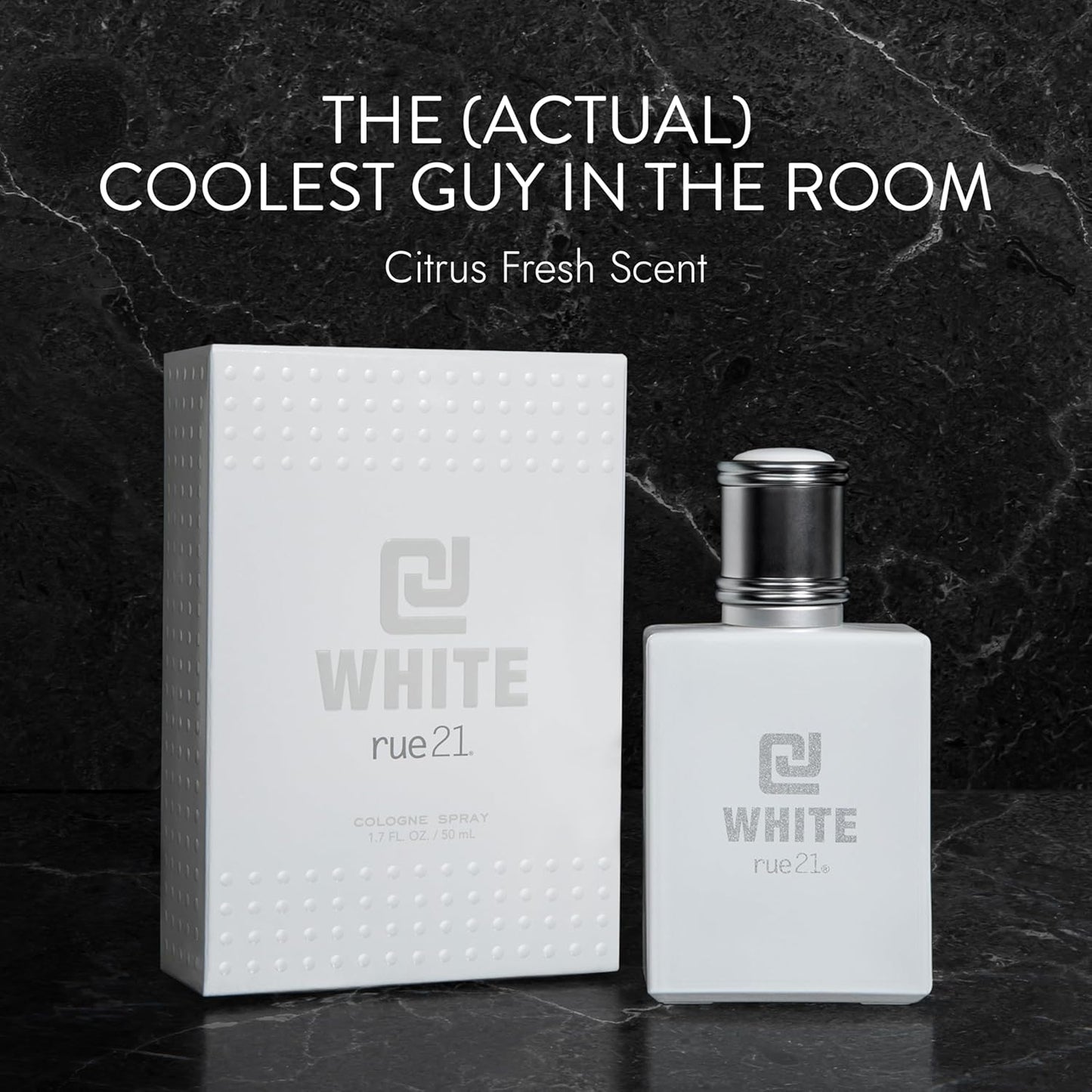Men's Cologne Spray - Rue 21 CJ White Fragrance | 1.7 fl oz (50 ml)