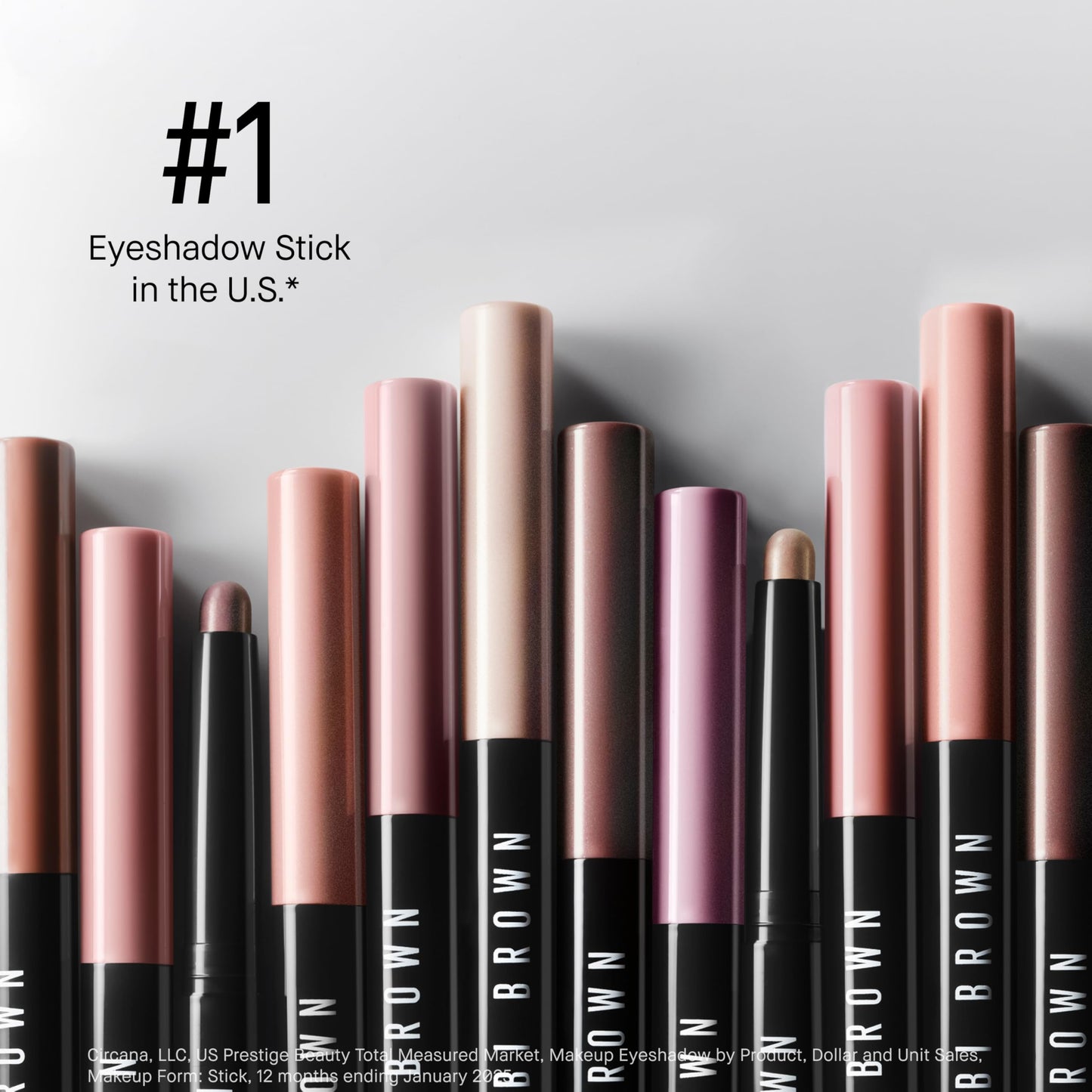 Bobbi Brown Long-Wear Cream Shadow Stick | 24-Hour Eyeshadow Stick | High-Pigment, Buildable Shades with Three Finishes, 0.05 Ounce, Golden Pink
