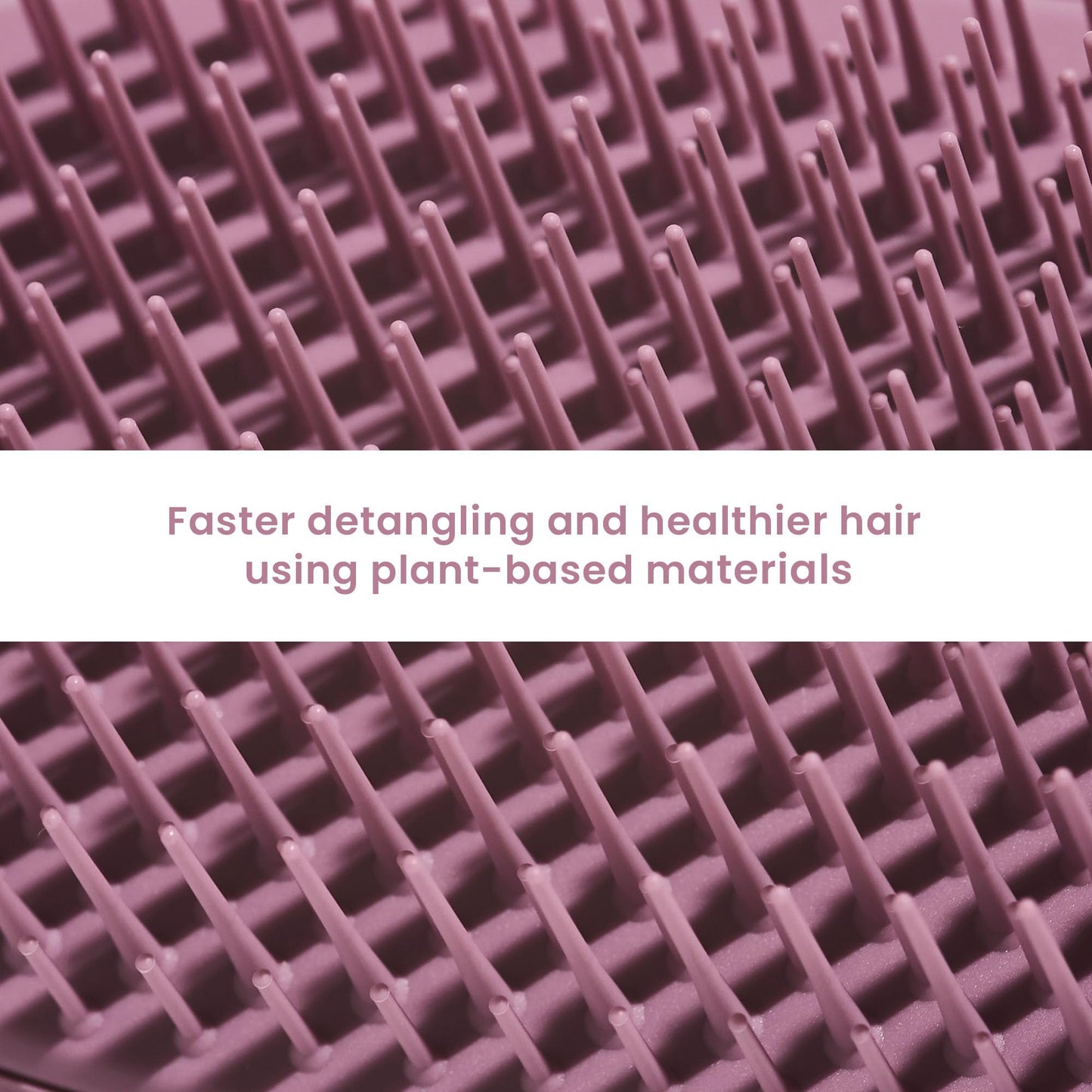 Tangle Teezer Plant-Based Ultimate Detangler Brush Duo, Dry & Wet Hair Brush, Eliminates Knots & Reduces Breakage for All Hair Types, Purple and Pink