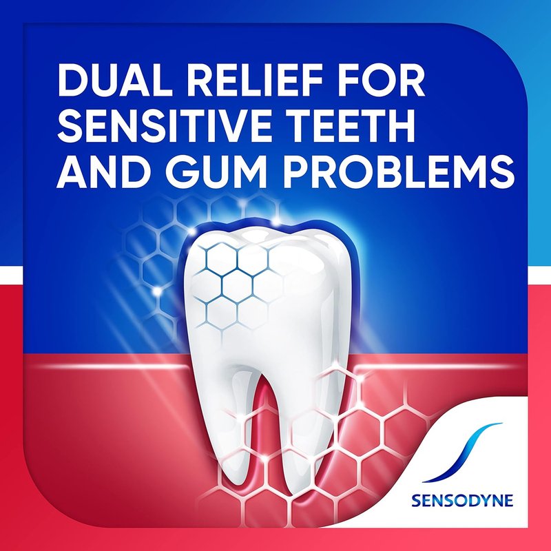 Sensodyne Sensitive Toothpaste for Gingivitis - Gentle Care for Sensitive Teeth | 3.4 oz (Pack of 4)