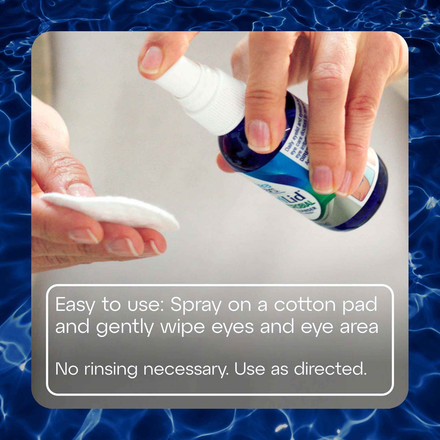 TheraTears SteriLid Antimicrobial Eyelid Cleanser and Face Wash, for Eye Care, 2 Fl Oz