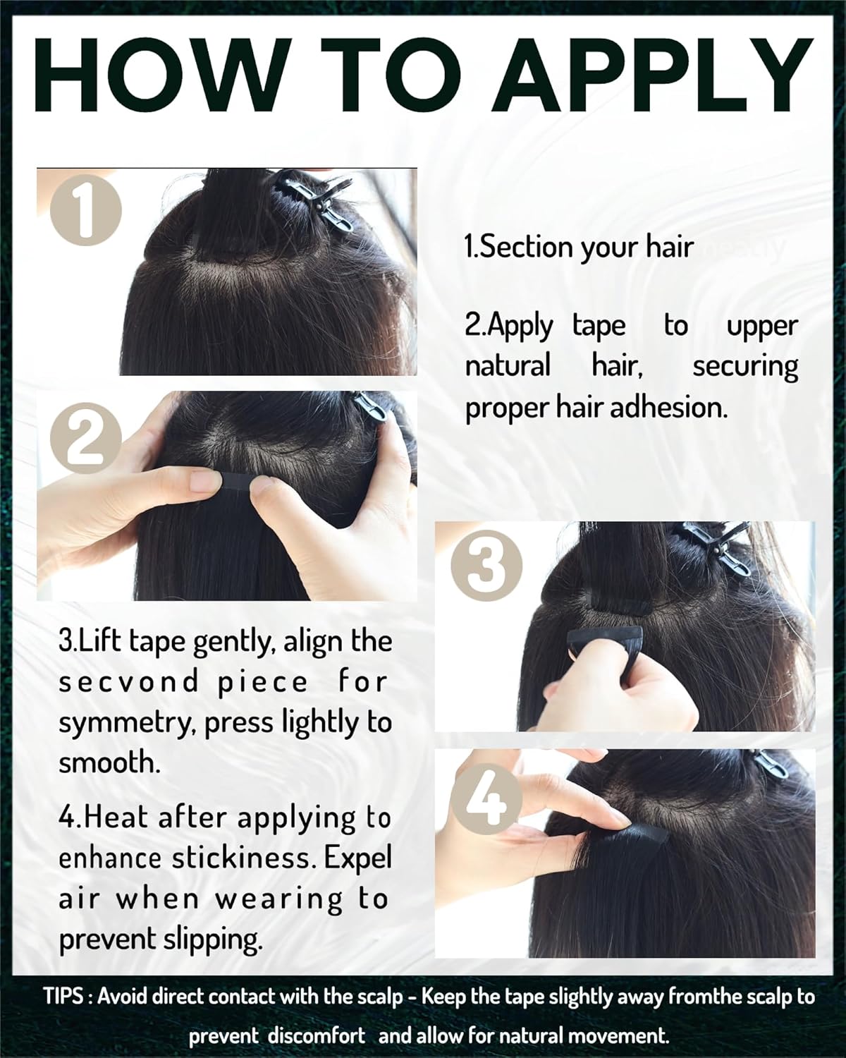 Blonde Tape-In Hair Extensions - 16 Inch Human Hair, Ash Brown & Platinum Blonde | 50g, 20pcs, Style Daily #8P60
