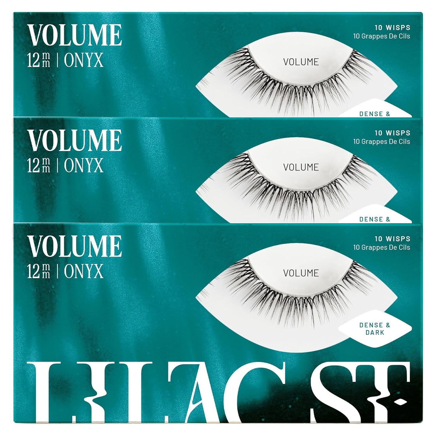 Dramatic Faux Eyelash Clusters - 12mm Volume DIY Lash Extensions | Lightweight, Lifelike & Cruelty-Free - 3 Pack