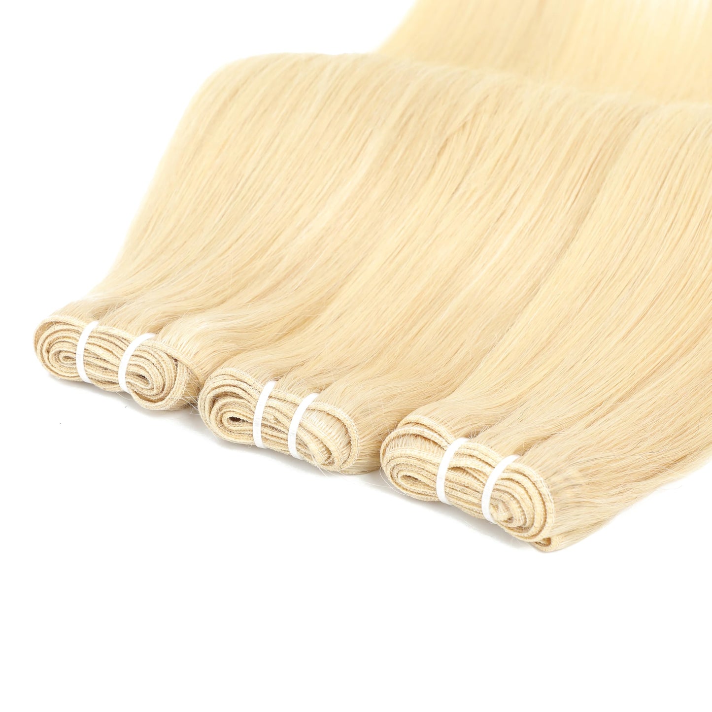 613 Bundles Human Hair 16 Inch12A Grade 100% Unprocessed Brazilian Virgin Blonde 613 Human Hair Extensions For Women 100g Blonde Bundles Human Hair