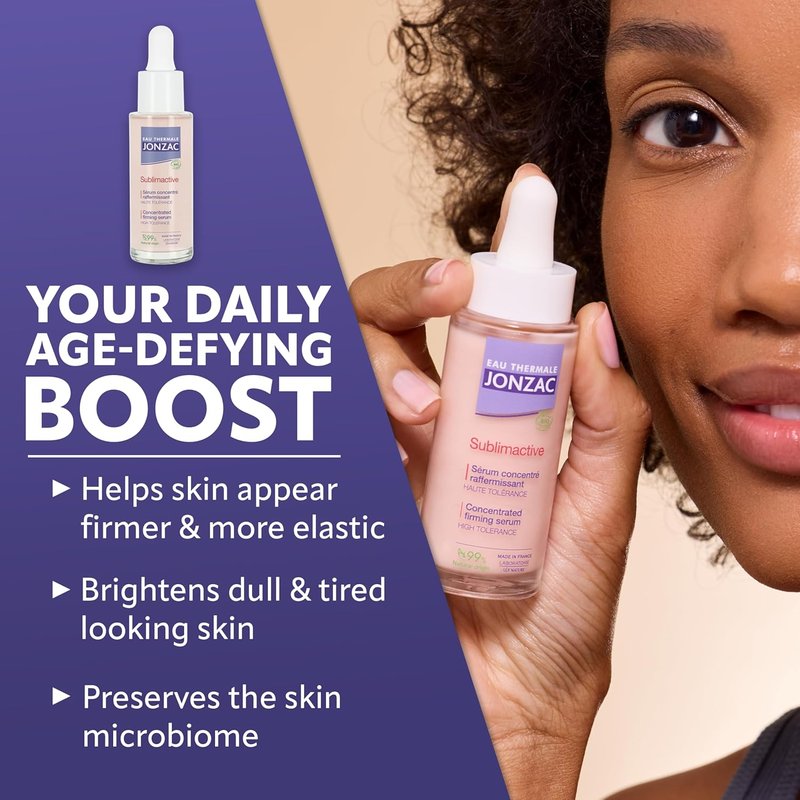 Jonzac Sublimactive Anti-Aging Firming Serum - Reduces Fine Lines & Smooths Wrinkles | 1.01 Fl Oz