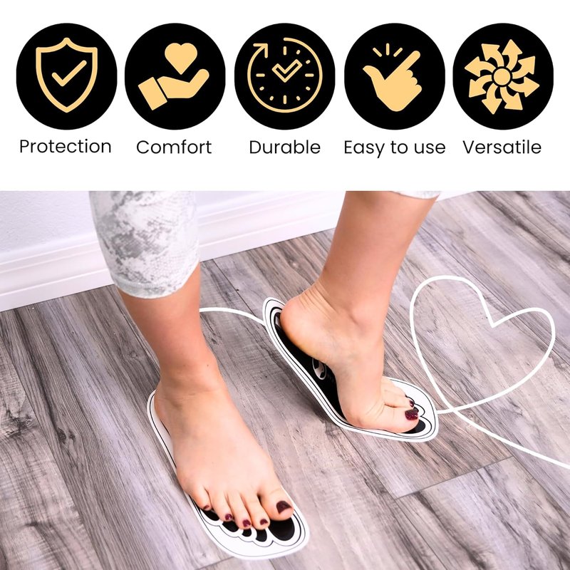 Disposable Spray Tan Feet Pads - 150 Pairs (300 Feet) for Easy Application | Deluxe Hygienic Solution for Salons & Home Use