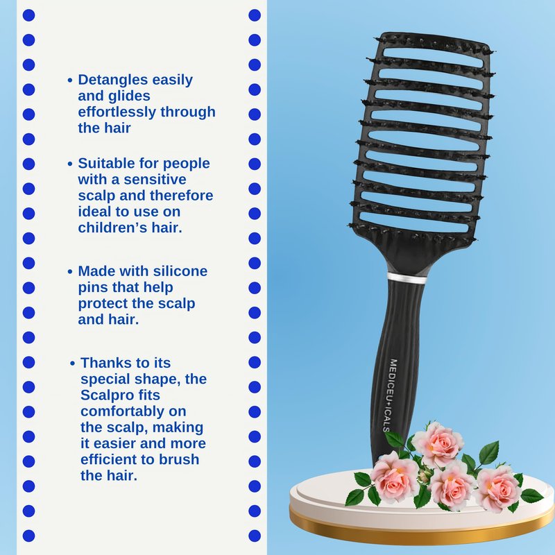 Mediceuticals SCALPRO Smoothing & Detangling Hair Brush