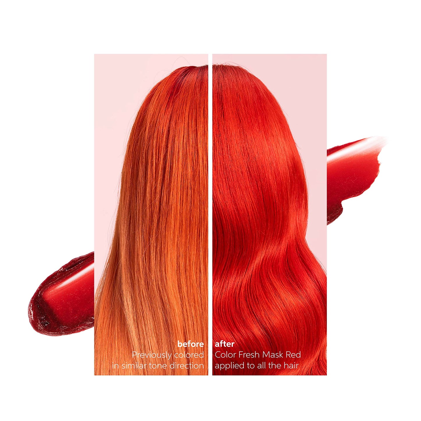 Wella Professionals Color Fresh Mask | Red, Vibrant Shade | Hair Color-Depositing Mask | Vegan Formula with Avocado Oil | Zero Damage | Silicone Free | 5 Fl Oz