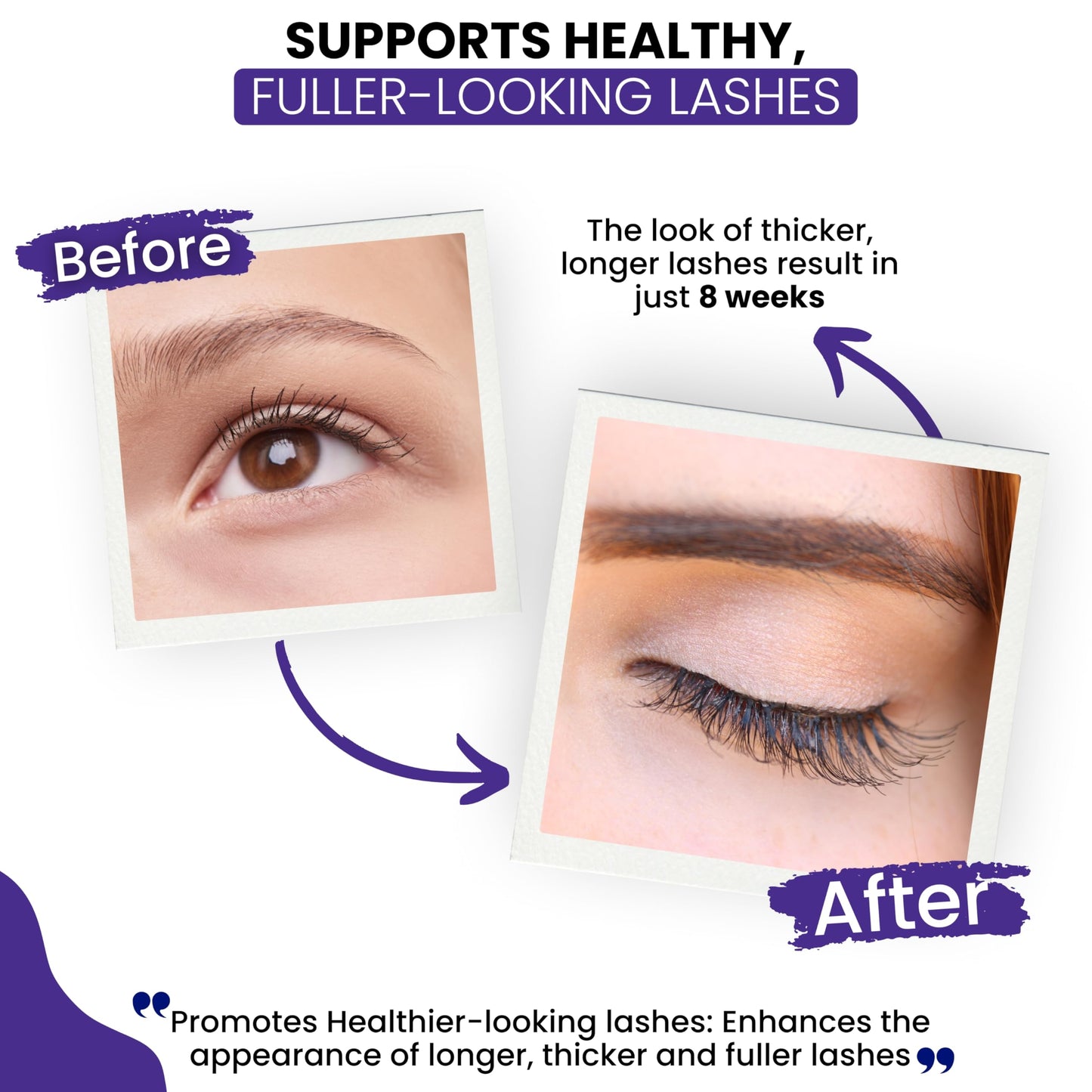 RapidLash Eyelash Enhancing Serum with HEXATEIN 1 Complex – Lash Serum for Eyelashes Conditioning & Hydrating – Longer-Looking, Fuller and Thicker Appearing Lashes – 3 mL / 0.1 fl oz