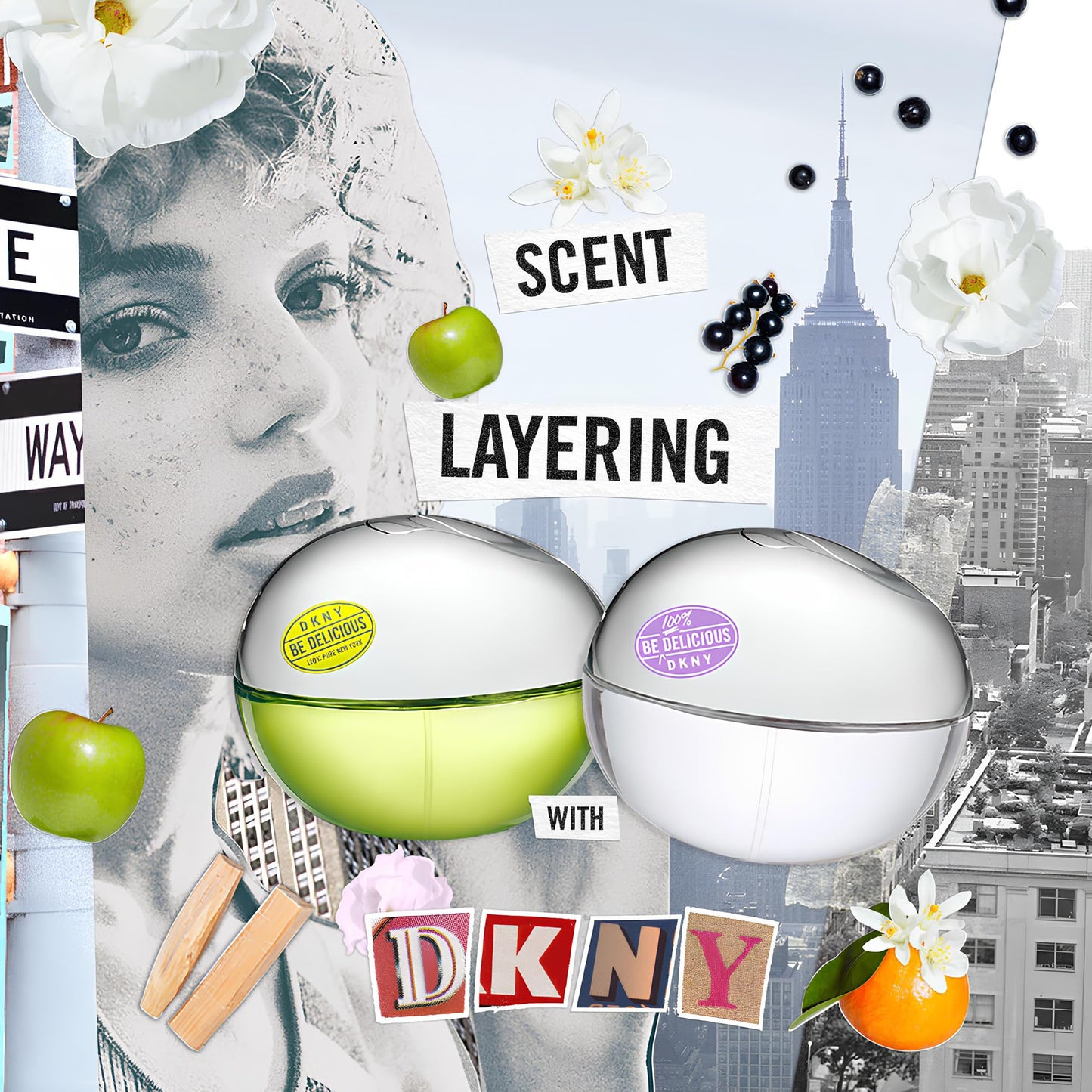 DKNY Be 100% Delicious Eau de Parfum Perfume Spray For Women, 1.7 Fl. Oz.