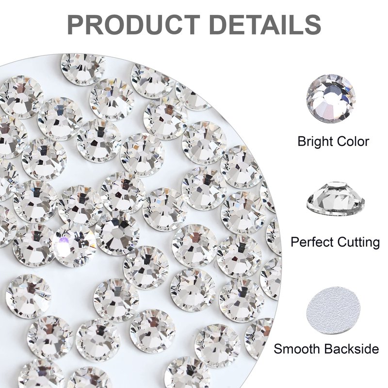Blinginbox Flatback Rhinestones Bulk,14400pcs Crystal Round Loose Gemstones Glass Rhinestones for Crafts Makeup Nail Art Clothes Shoes DIY Decorations(SS20,4.6-4.8mm,Lt.Peridot)