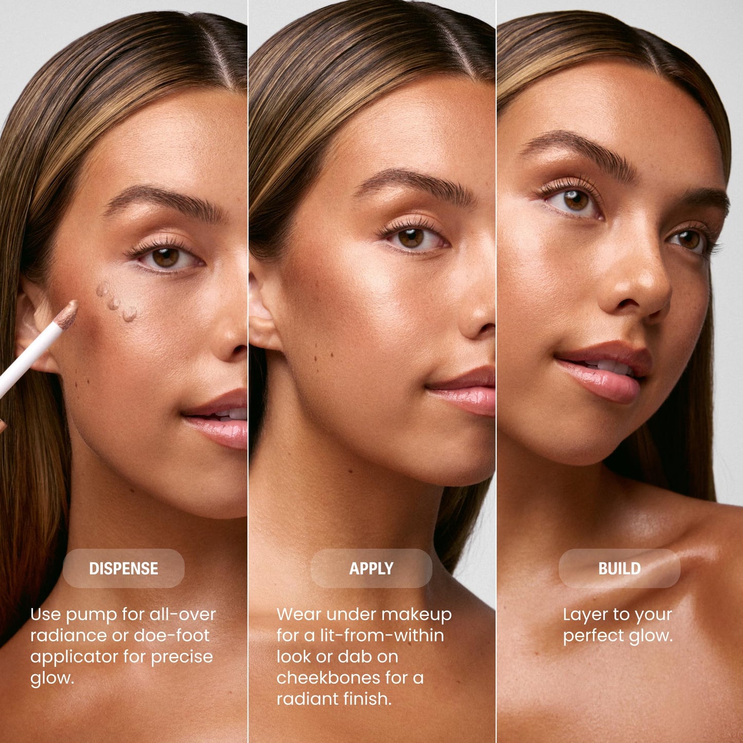 Sacheu Liquid Glow STAY-N Liquid Highlighter & Illuminator Makeup — 30ml Long Lasting Luminous Glow Lightweight Dewy Finish, Glow Getter