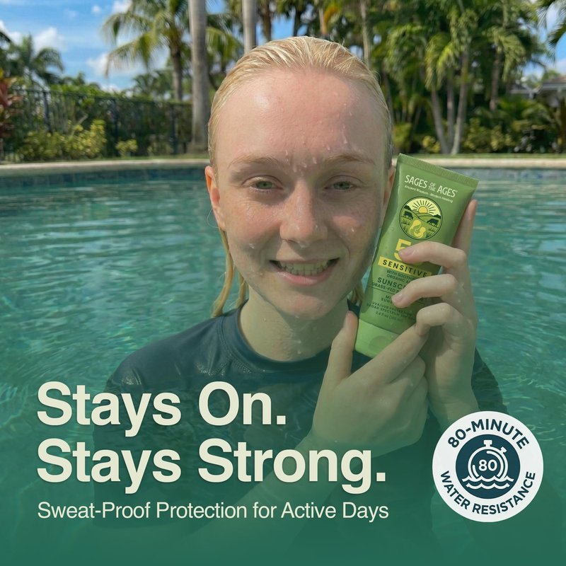 Grass-Fed Tallow Mineral Sunscreen SPF 50 — No White Cast, Non-Nano Zinc Oxide, Reef Safe UVA/UVB, Water Resistant 80 Min, Moisturizing & Soothing with Aloe Vera, Face & Body, 3.4 oz