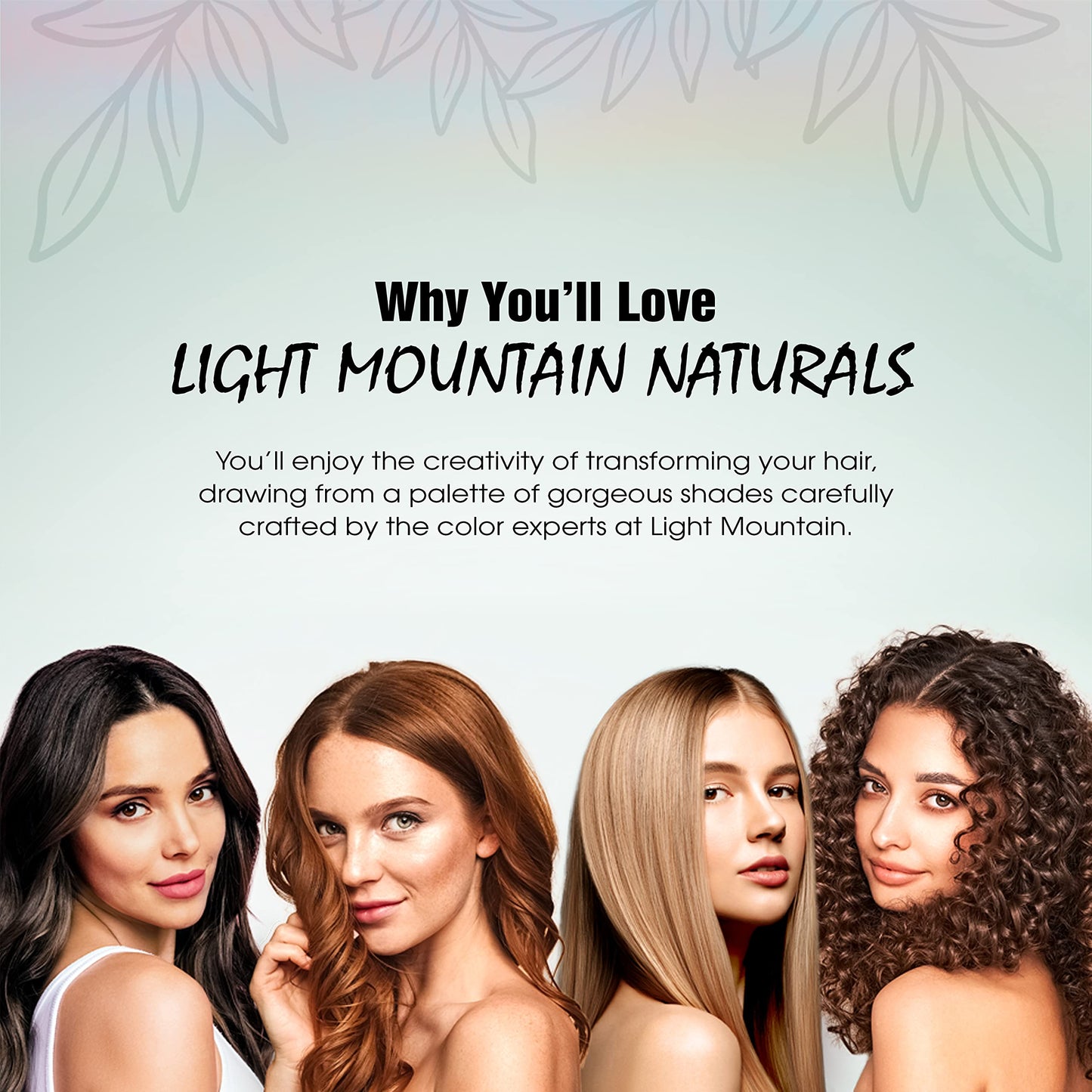 Light Mountain Henna Hair Color & Conditioner - Dark Brown Hair Dye for Men/Women, Organic Henna Leaf Powder and Botanicals, Chemical-Free, Semi-Permanent Hair Color, 4 Oz (Pack of 3)
