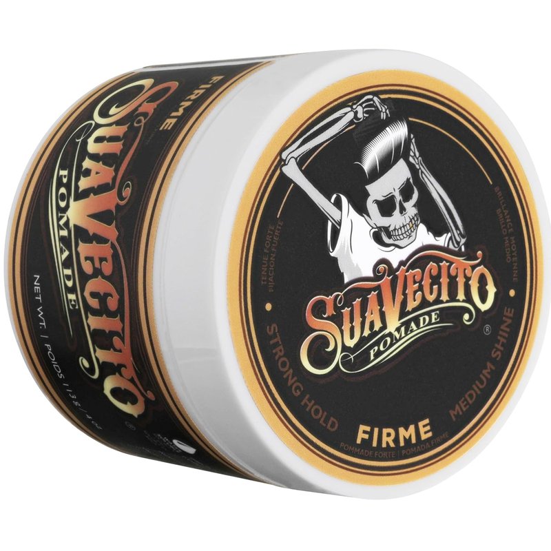 Suavecito Pomade - Strong Hold Hair Pomade for Men | 4 oz, 2 Pack - Medium Shine, Water-Based, Flake-Free