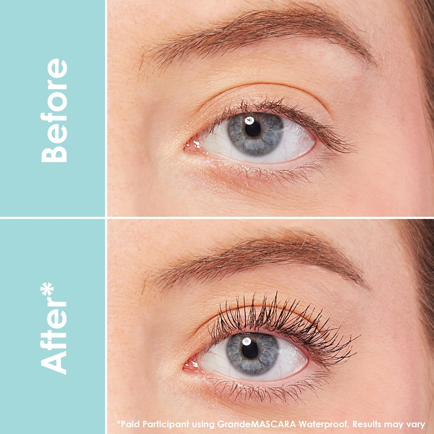 Grande Cosmetics GrandeMASCARA Waterproof Conditioning Peptide Mascara - for Buildable Volume & Length, Waterproof & Clump-Free, Lash & Extension Friendly - Black (0.20 oz)