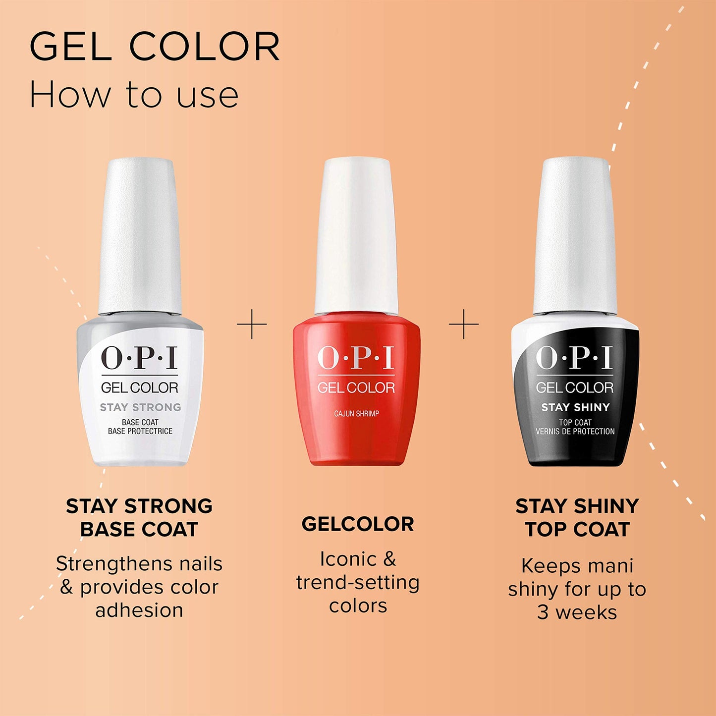 OPI GelColor, Let Me Bayou a Drink, Pink Gel Nail Polish, New Orleans Collection, 0.5 fl oz