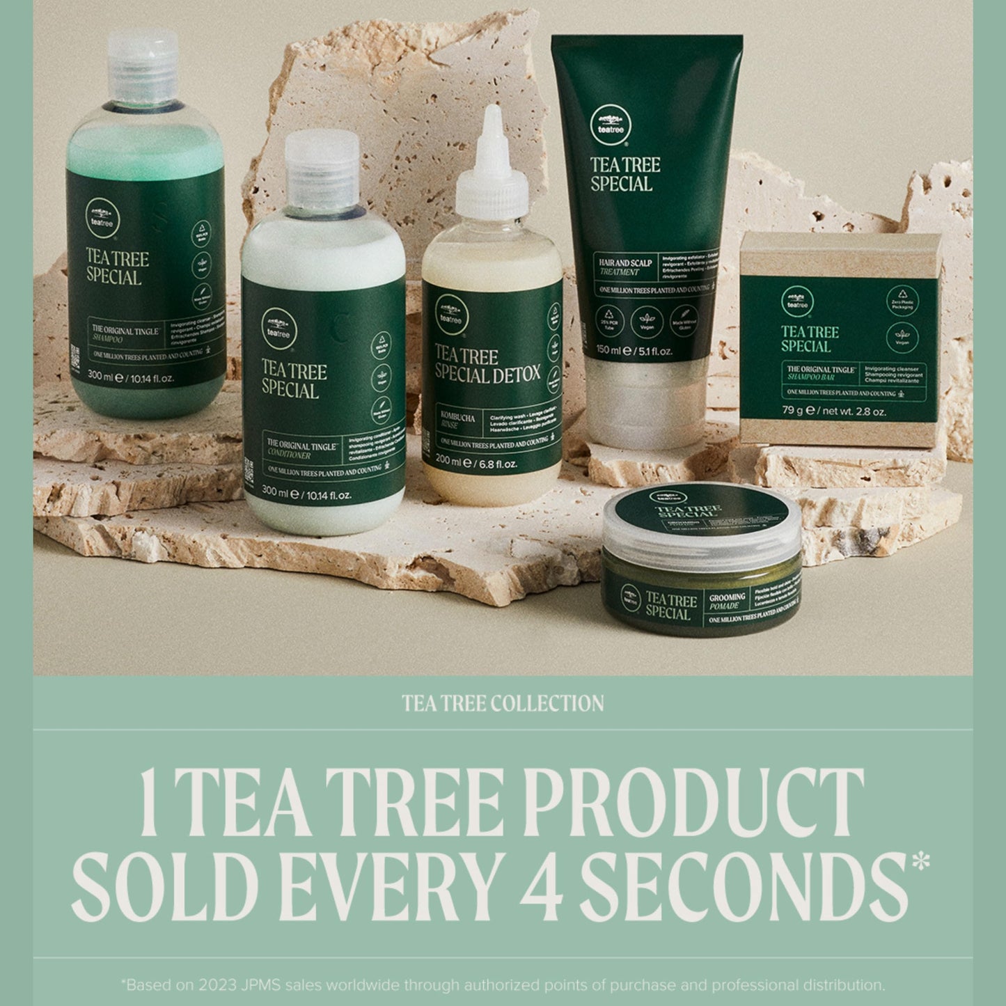 Tea Tree Special Shampoo Deep Cleans, Refreshes Scalp Hair and Body Moisturizer Leave-In Conditioner, Body Lotion, For All Hair + Skin Types, 10.14 fl oz, Set