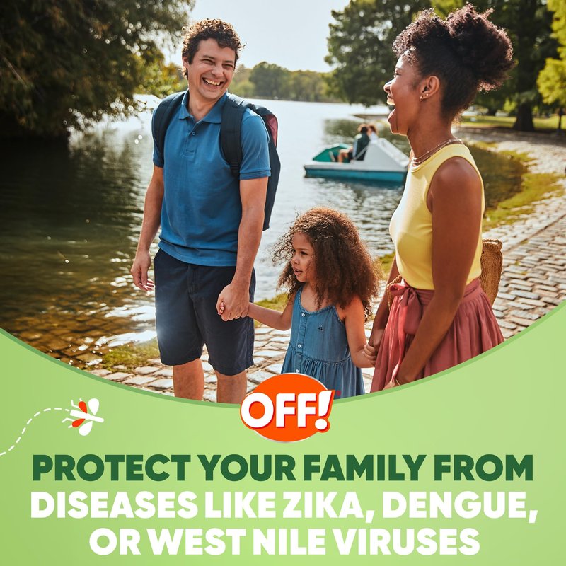 OFF! Deep Woods Insect Repellent Aerosol, Dry, Non-Greasy Formula, Bug Spray with Long Lasting Protection from Mosquitoes and Ticks, 4 Oz, (Pack of 2)