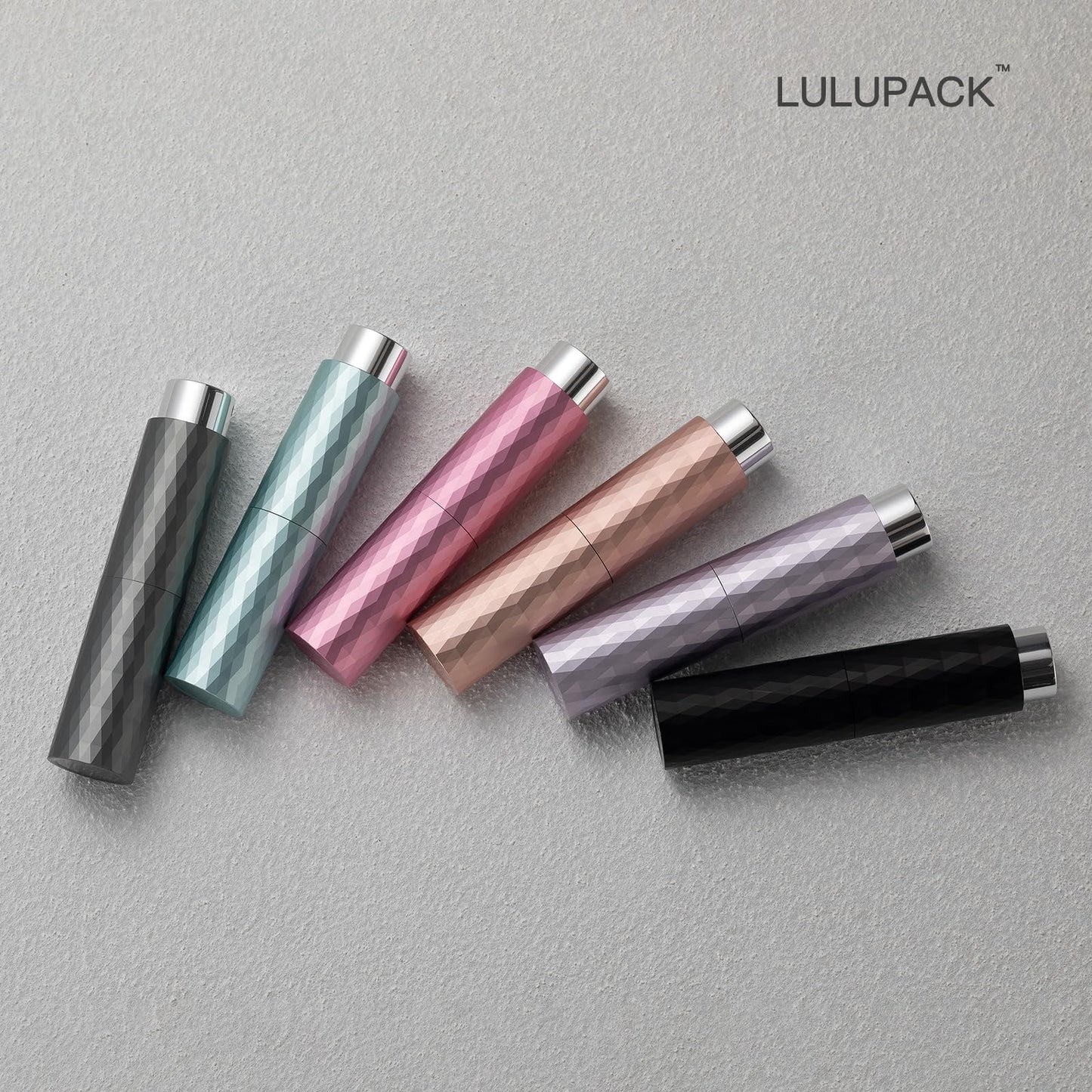 Lulupack Travel Perfume Bottle Refillable, 8ml Cologne Spray Atomizer, 6PCS