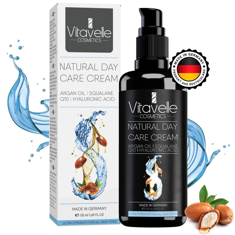 VITAVELLE Retinol Face Cream – Daily Moisturizer with Collagen Support & Hyaluronic Acid for Smooth-Looking Skin 1.69 Fl Oz (50ml)
