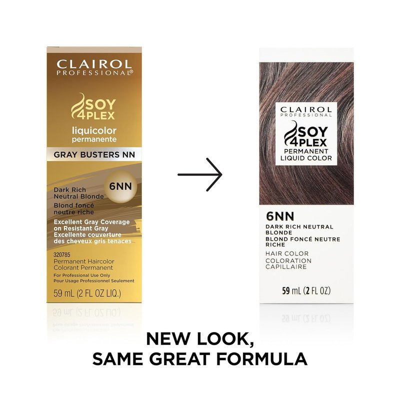 Clairol Professional Permanent Liquicolor - Medium/Dark Blonde Hair Color | 100% Gray Coverage