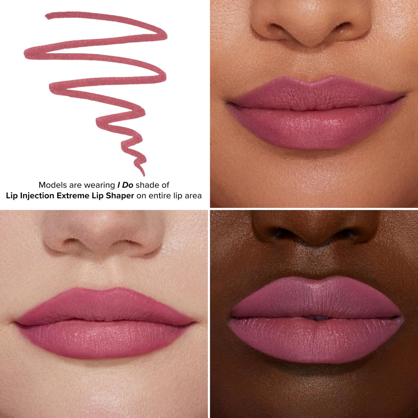 Too Faced Lip Injection Extreme Lip Shaper | Plumping, Waterproof, Liner Pencil, 0.01 Ounce, I Do