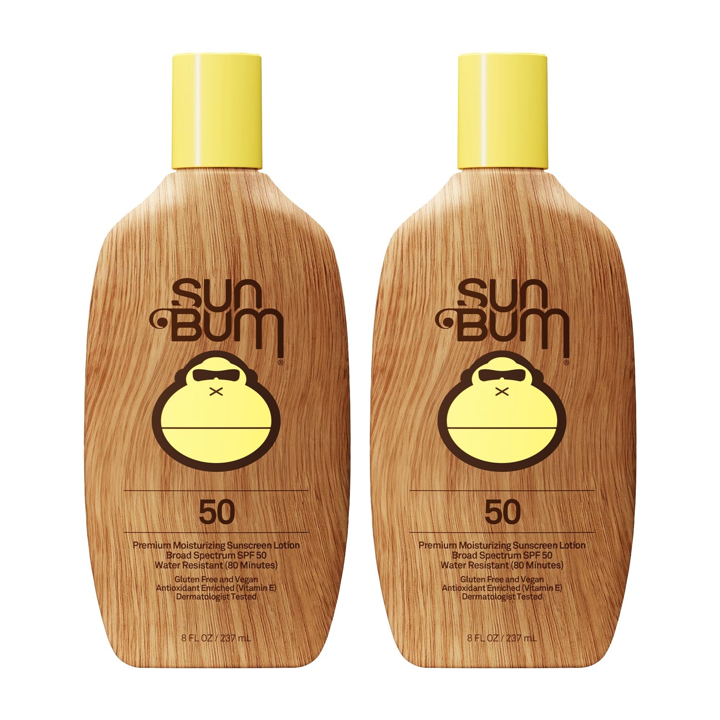 Sun Bum Moisturizing Sunscreen Lotion, SPF 50 (2 Pack)