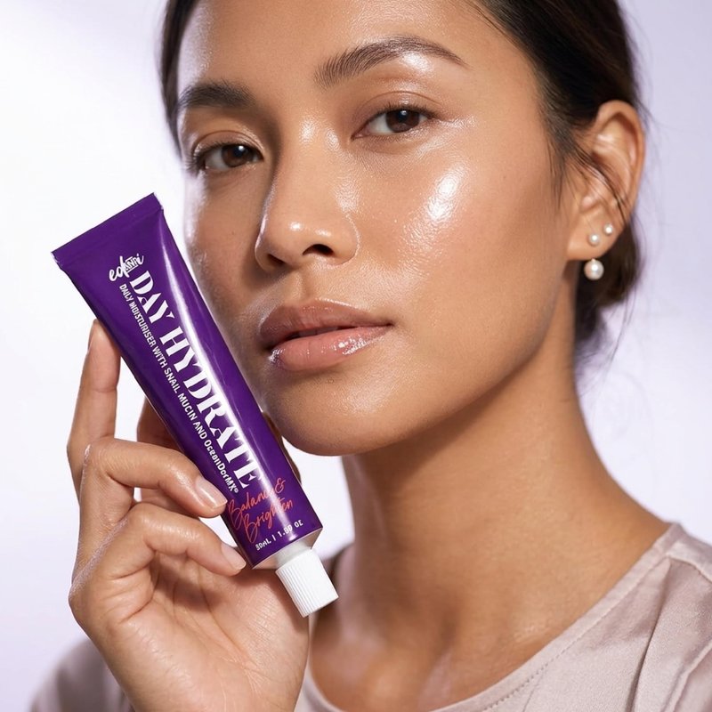 edandi ed&i DAY HYDRATE Daily Face Moisturizer With Snail Mucin & OceanDerMX, Hydrating Moisturizer for Fine Lines, Firming & Radiance, Daily Facial Moisturizer for Dry Skin Face - 1.69 oz