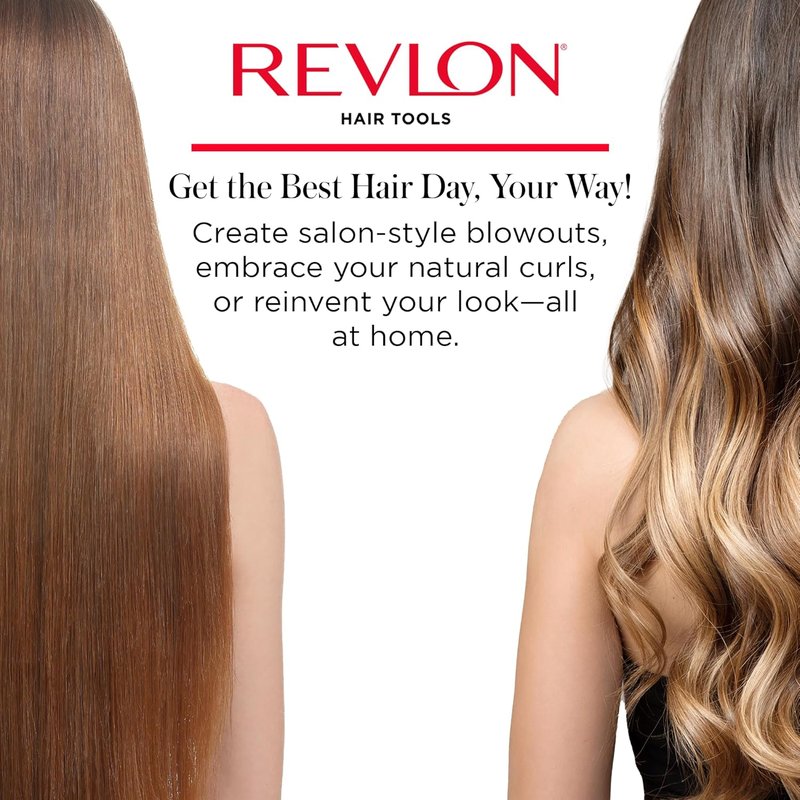 Revlon 1875W Infrared Hair Dryer - Quick Drying & Enhanced Shine | Lightweight Design