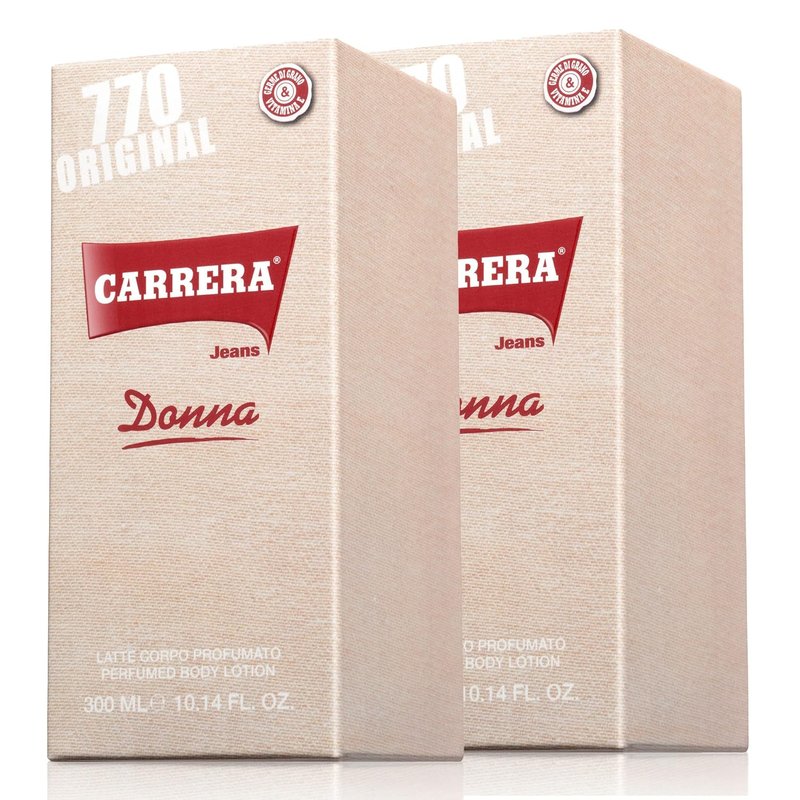 Carrera Jeans Perfumed Body Lotion for Women - Moisturizing Formula | 10.14 Fl Oz (Pack of 2)