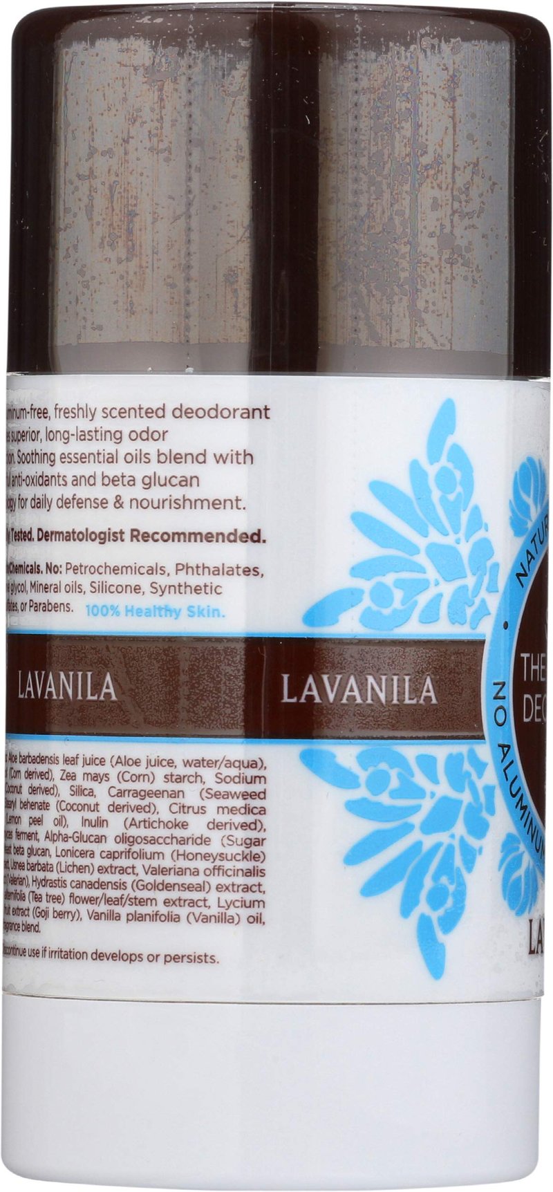 Lavanila - The Healthy Deodorant. Aluminum-Free, Vegan, Clean, and Natural - Vanilla Coconut 2 oz