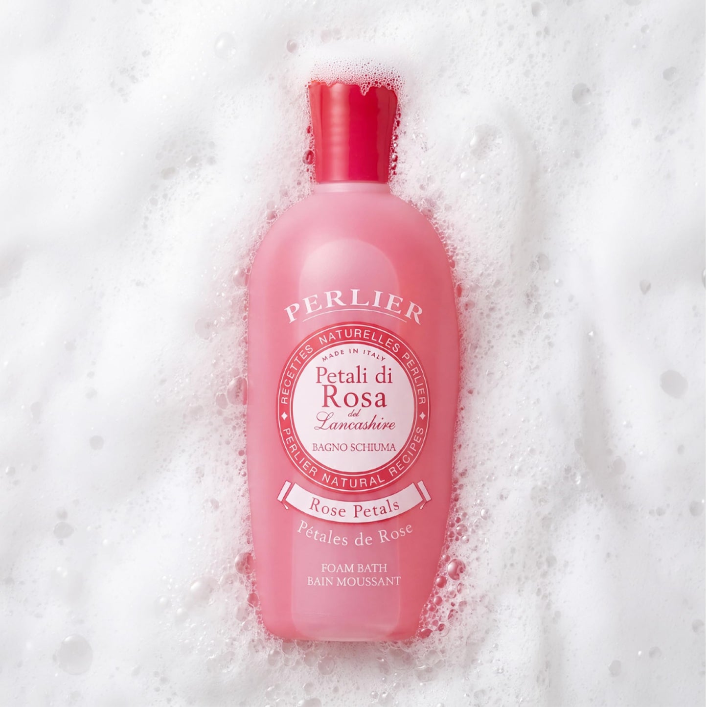 Perlier Petali Di Rosa Bagnoschiuma Body Wash 500 ml 16.9 fl. oz. Made in Italy [Italian Import]