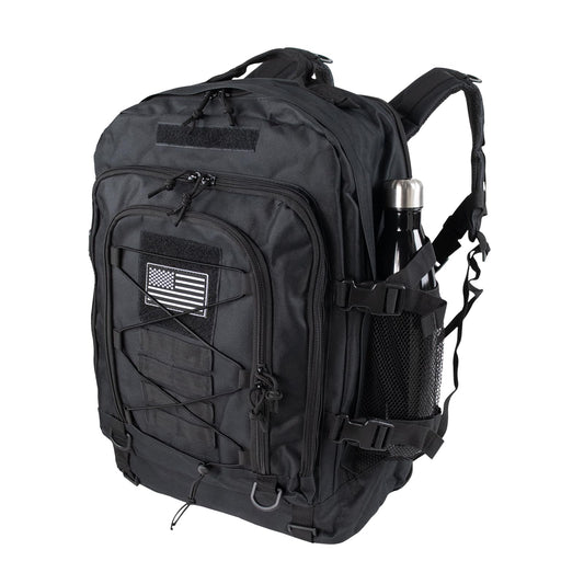 RooPoke Expandable Large Tactical Backpack for Men Military Backpacks 40-64L 3 Day Assault Pack Molle Bag For Outdoor Adventures Car Travel Backpacks